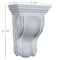 Ekena Millwork 4 3/4"W x 3 1/2"D x 6 3/4"H Traditional Curved Corbel COR04X06X03TR - alternate 3